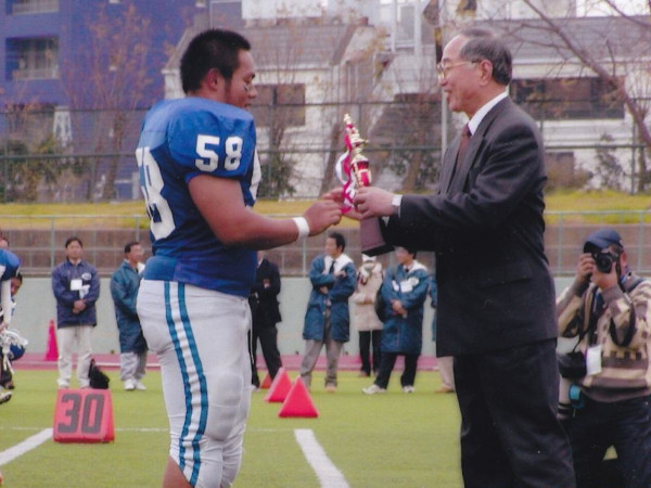 表彰式での写真